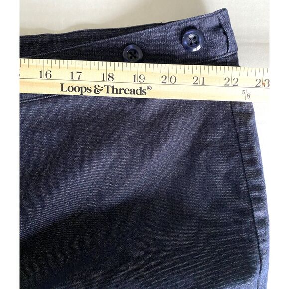 Catherines Jayne Denim Straight Leg Cotton Blend Pants Plus Casual Stretch 20 W - Picture 6 of 8